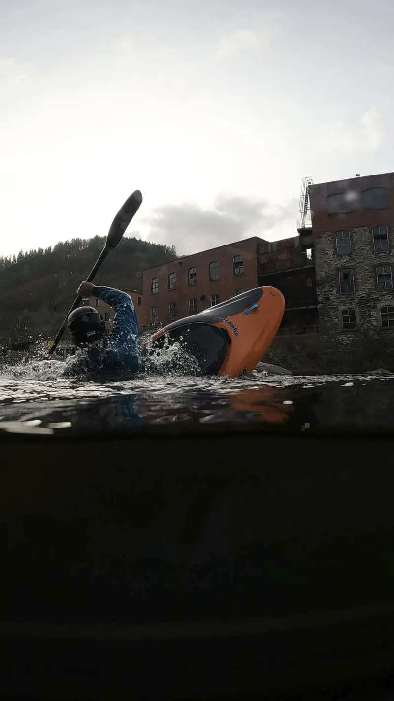 2023 Pyranha Firecracker Down River Freeride Kayak in Smoking Gecko-3